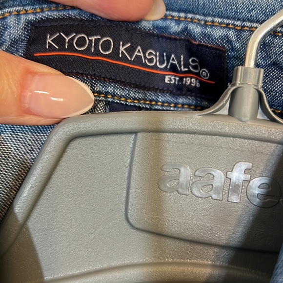 Vintage Sleeveless Denim MIDI Dress Sz L - Picture 7 of 12